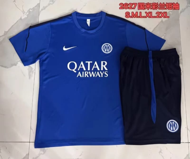 AAA(Thailand) Inter Milan 26/27 Blue Soccer Training Sets AAA(Thailand) Inter Milan 26/27 Blue Soccer Training Sets