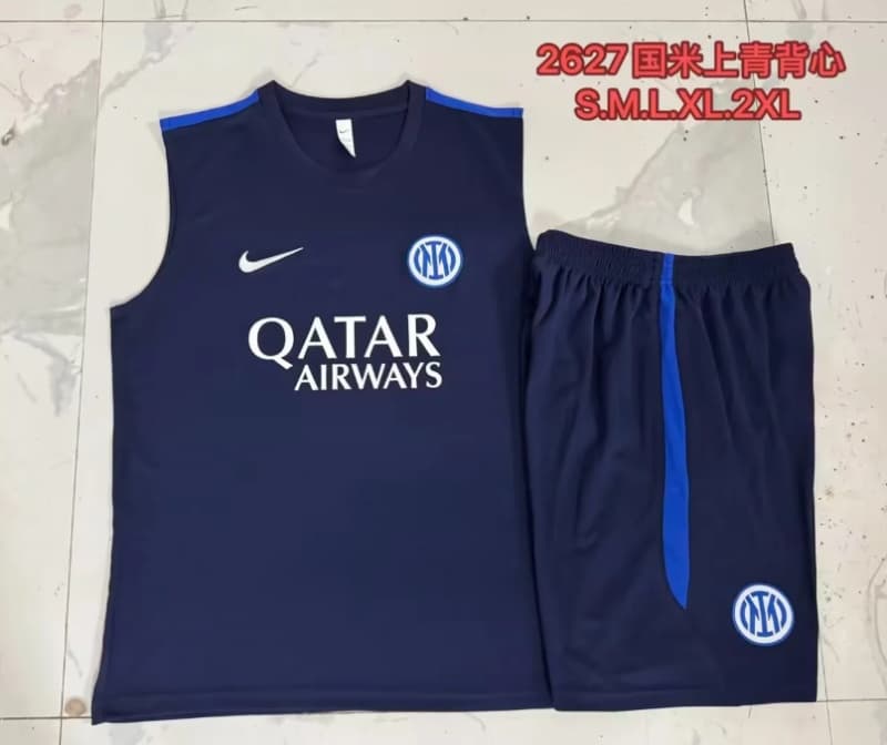 AAA(Thailand) Inter Milan 26/27 Dark Blue Soccer Training Sets 02 AAA(Thailand) Inter Milan 26/27 Dark Blue Soccer Training Sets 02