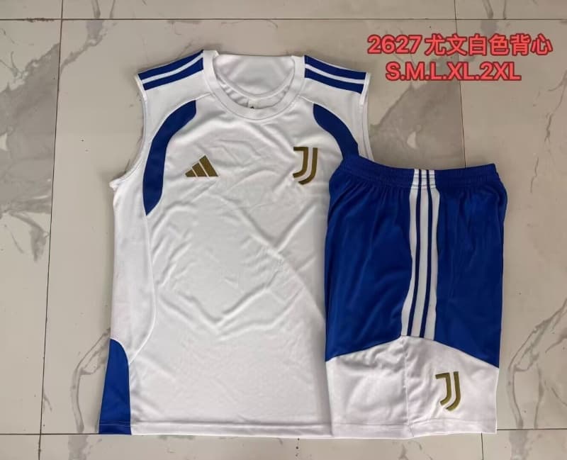 AAA(Thailand) Juventus 26/27 White Soccer Training Sets 02