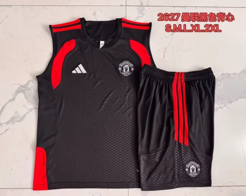 AAA(Thailand) Manchester United 26/27 Black Soccer Training Sets 02 AAA(Thailand) Manchester United 26/27 Black Soccer Training Sets 02