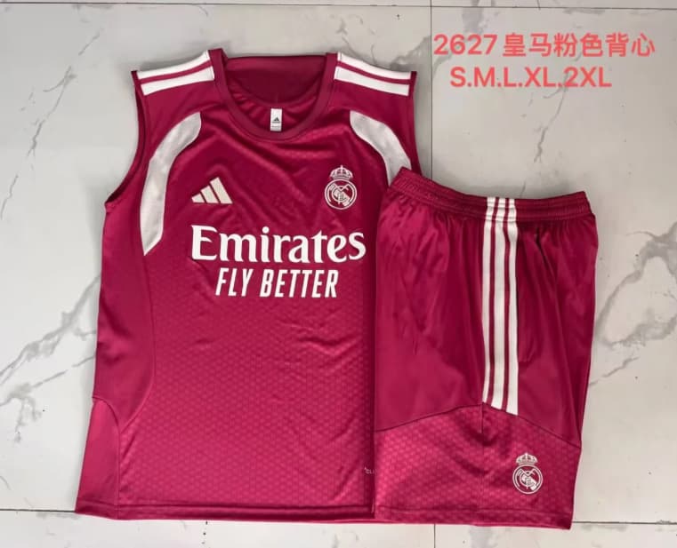 AAA(Thailand) Real Madrid 26/27 Pink Soccer Training Sets
