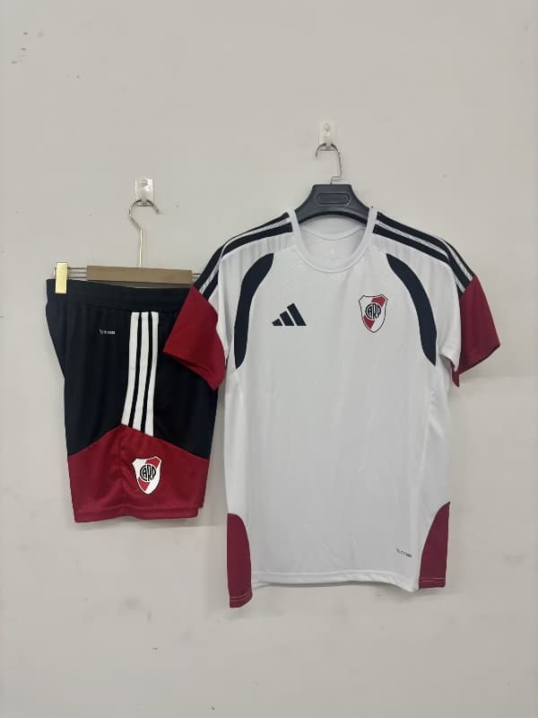 AAA(Thailand) River Plate 26/27 White Soccer Training Sets AAA(Thailand) River Plate 26/27 White Soccer Training Sets
