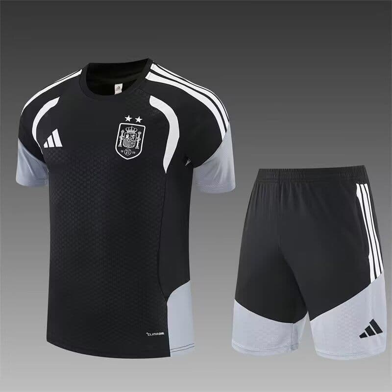 AAA(Thailand) Spain 2026 Black Soccer Training Sets 03