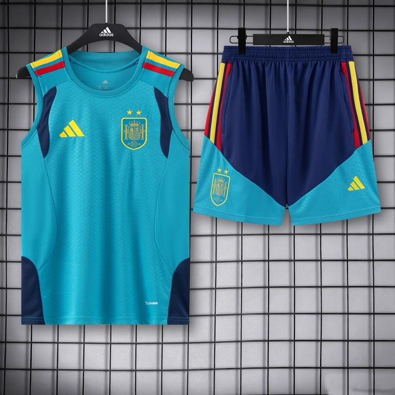 AAA(Thailand) Spain 2026 Blue Soccer Training Sets 02