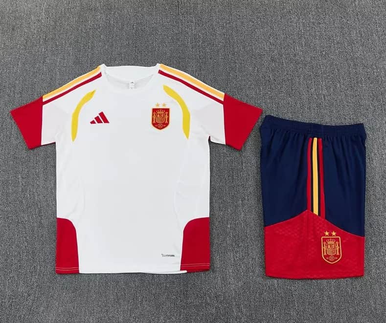 AAA(Thailand) Spain 2026 White Soccer Training Sets