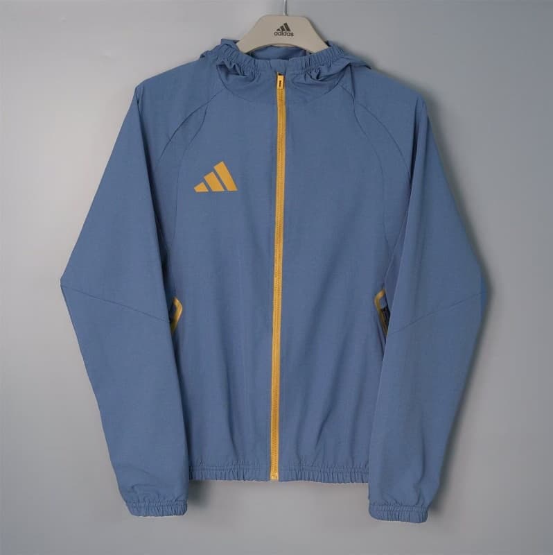 AAA(Thailand) Adidas 26/27 Blue Soccer Windbreaker AAA(Thailand) Adidas 26/27 Blue Soccer Windbreaker