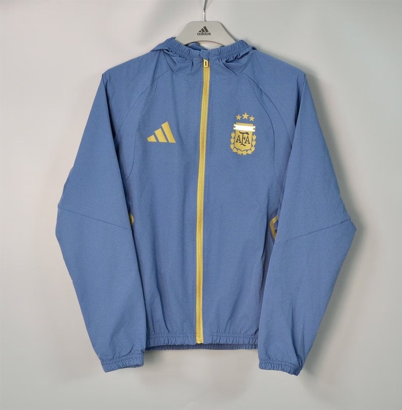 AAA(Thailand) Argentina 2026 Light Blue Soccer Windbreaker