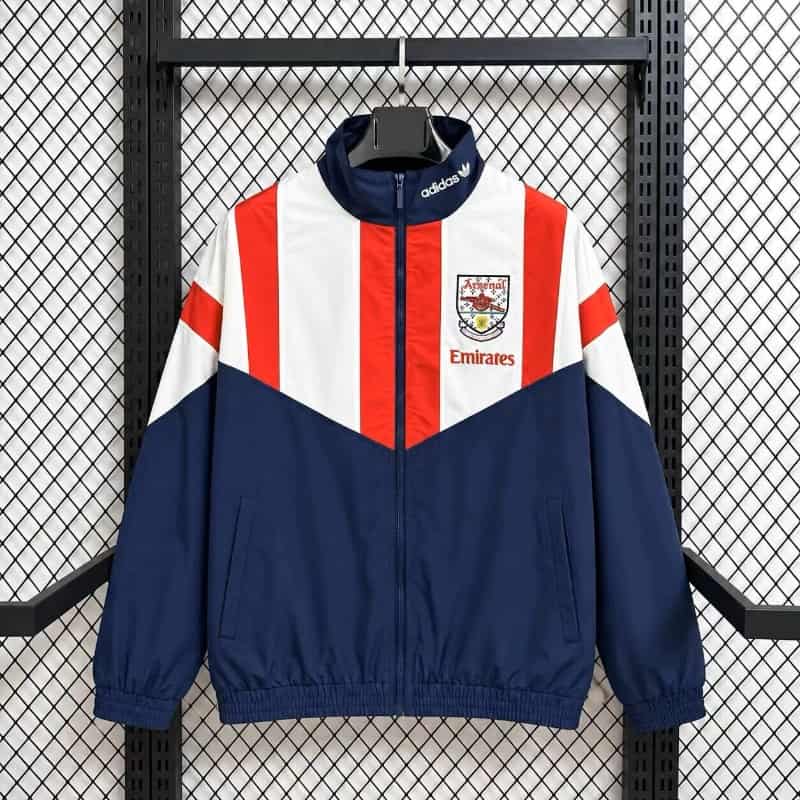AAA(Thailand) Arsenal 26/27 Dark Blue Soccer Windbreaker