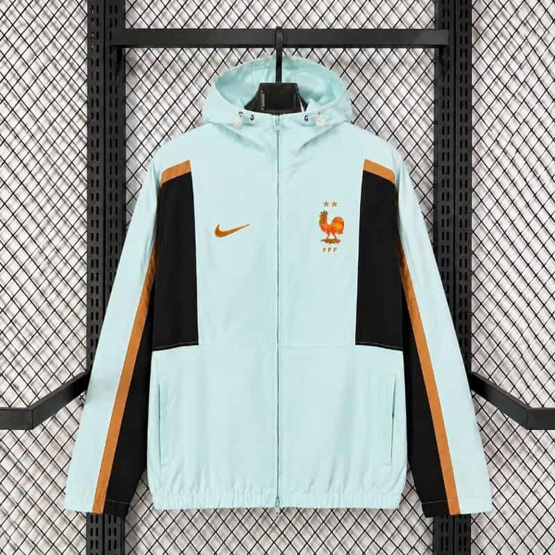 AAA(Thailand) France 2026 Green Soccer Windbreaker
