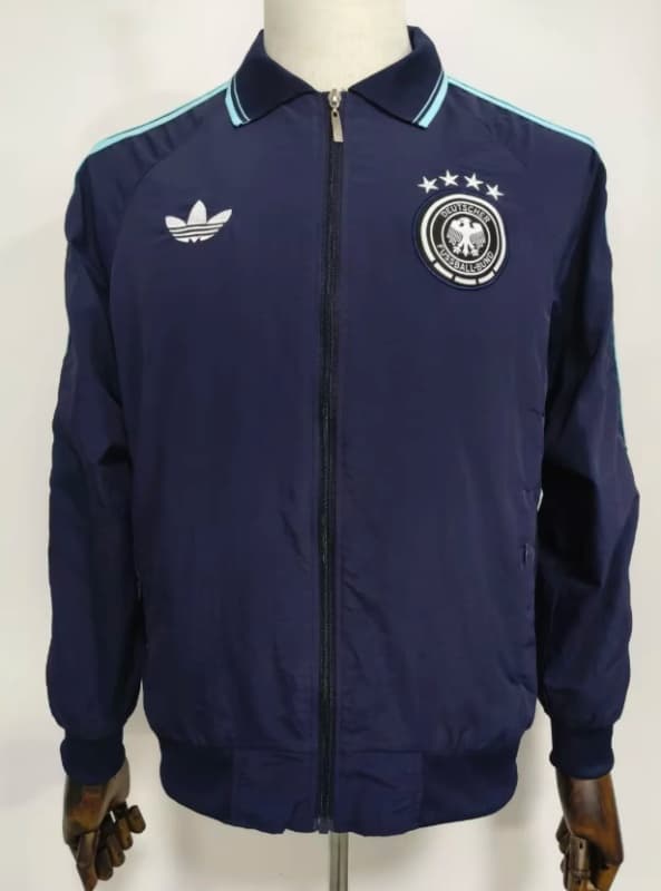 AAA(Thailand) Germany 2026 Dark Blue Soccer Windbreaker