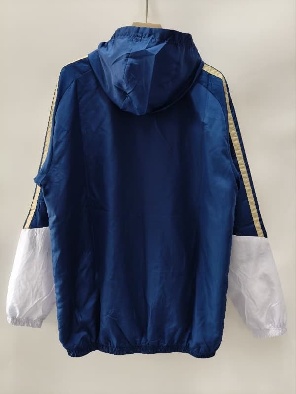 AAA(Thailand) Italy 2026 Blue Soccer Windbreaker