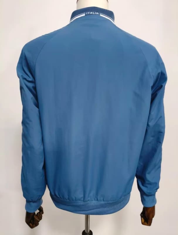 AAA(Thailand) Italy 2026 Blue Soccer Windbreaker 02