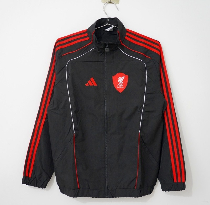 AAA(Thailand) Liverpool 26/27 Black Soccer Windbreaker 02 AAA(Thailand) Liverpool 26/27 Black Soccer Windbreaker 02