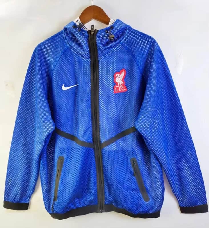 AAA(Thailand) Liverpool 26/27 Blue Soccer Windbreaker AAA(Thailand) Liverpool 26/27 Blue Soccer Windbreaker
