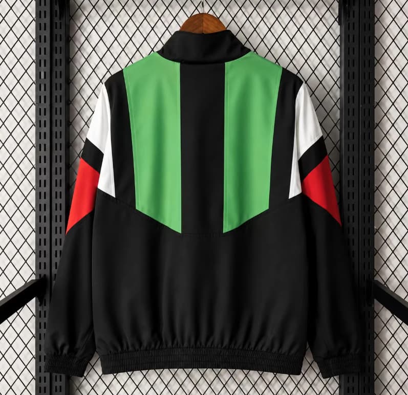 AAA(Thailand) Mexico 2026 Black Soccer Windbreaker 02