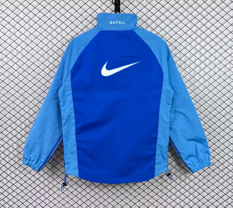 AAA(Thailand) Napoli 1998/99 Blue Soccer Windbreaker