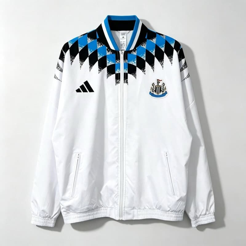 AAA(Thailand) Newcastle United 26/27 White Soccer Windbreaker