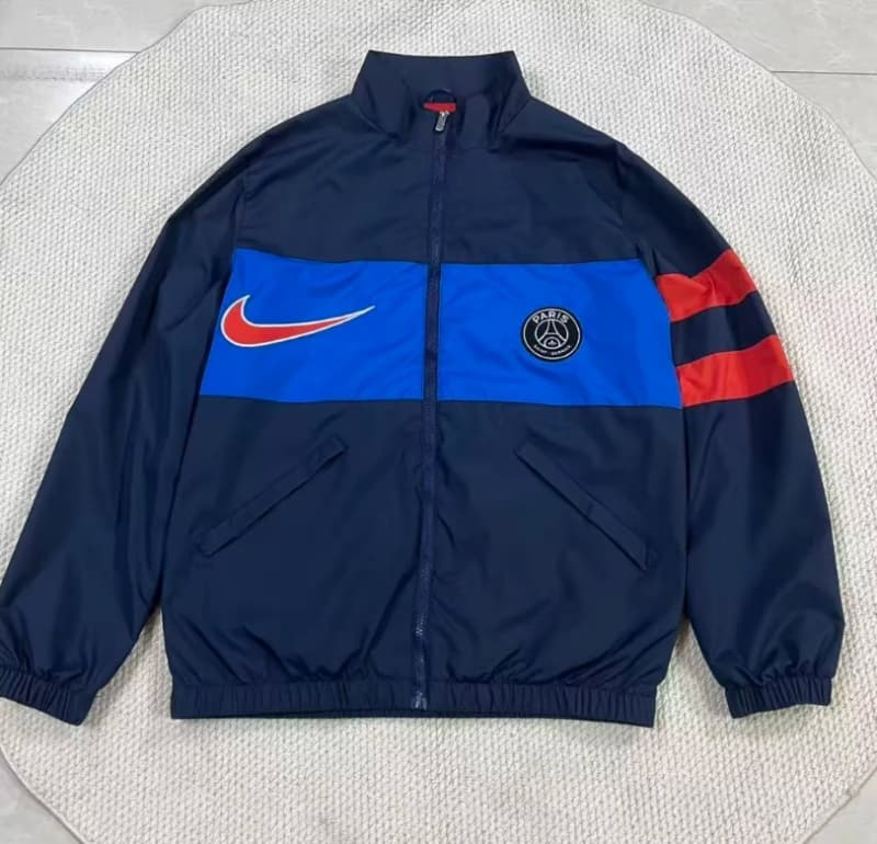 AAA(Thailand) Paris St Germain 26/27 Dark Blue Soccer Windbreaker