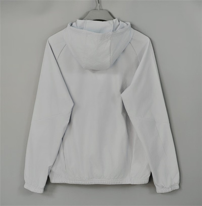 AAA(Thailand) Real Madrid 26/27 Grey Soccer Windbreaker