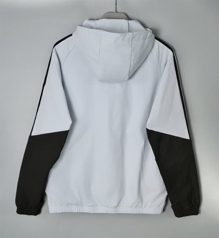 AAA(Thailand) Real Madrid 26/27 White Soccer Windbreaker 04