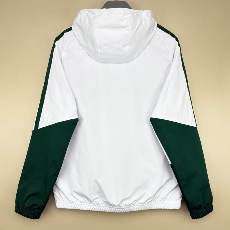 AAA(Thailand) Real Madrid 26/27 White Soccer Windbreaker 06