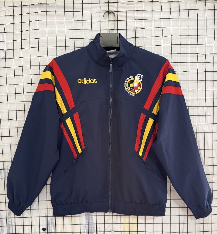 AAA(Thailand) Spain 1996 Dark Blue Soccer Windbreaker