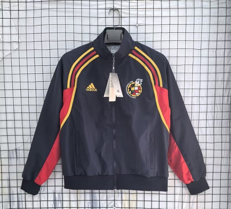 AAA(Thailand) Spain 2002 Dark Blue Soccer Windbreaker