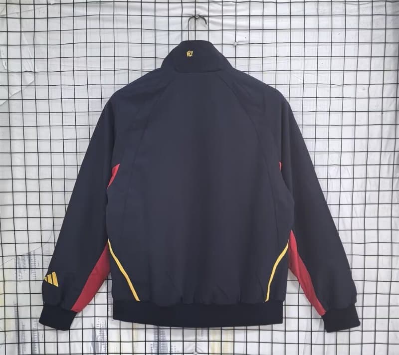 AAA(Thailand) Spain 2002 Dark Blue Soccer Windbreaker