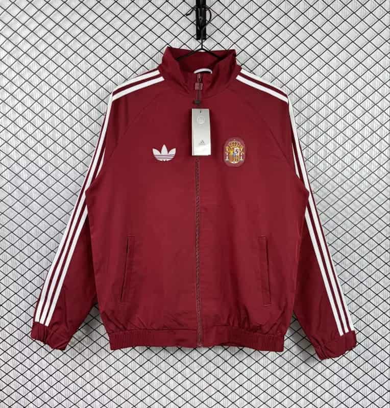 AAA(Thailand) Spain 2026 Red Soccer Windbreaker 06 AAA(Thailand) Spain 2026 Red Soccer Windbreaker 06