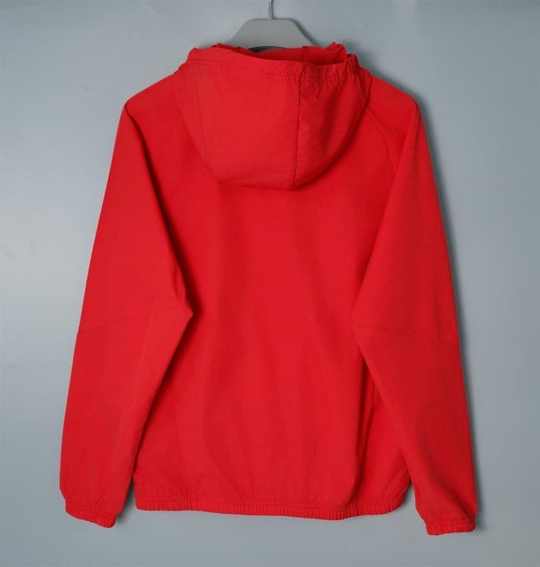 AAA(Thailand) Spain 2026 Red Soccer Windbreaker 07