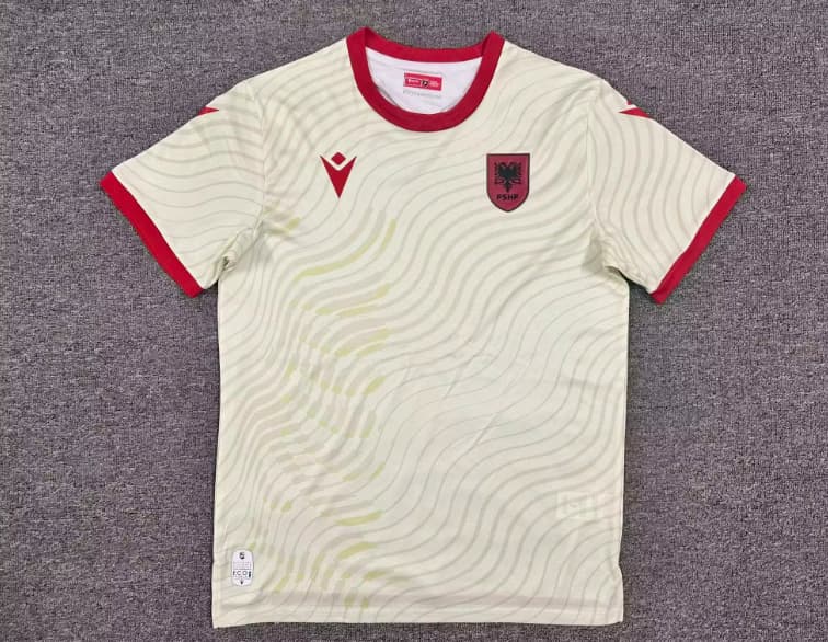 AAA(Thailand) Albania 2026 Away Soccer Jersey AAA(Thailand) Albania 2026 Away Soccer Jersey