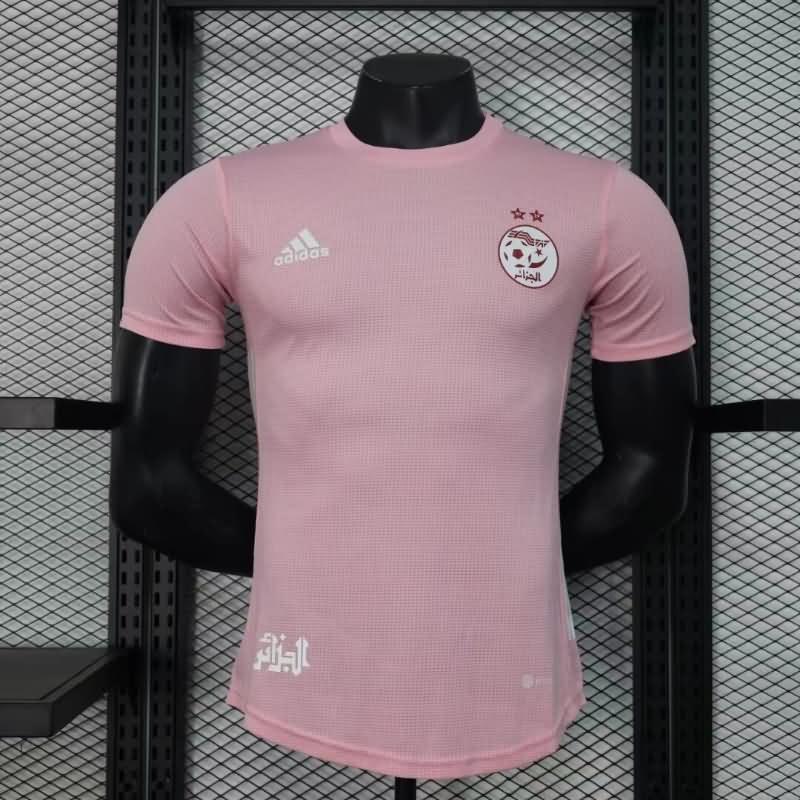 AAA(Thailand) Algeria 2024 Pink Soccer Jersey(Player)