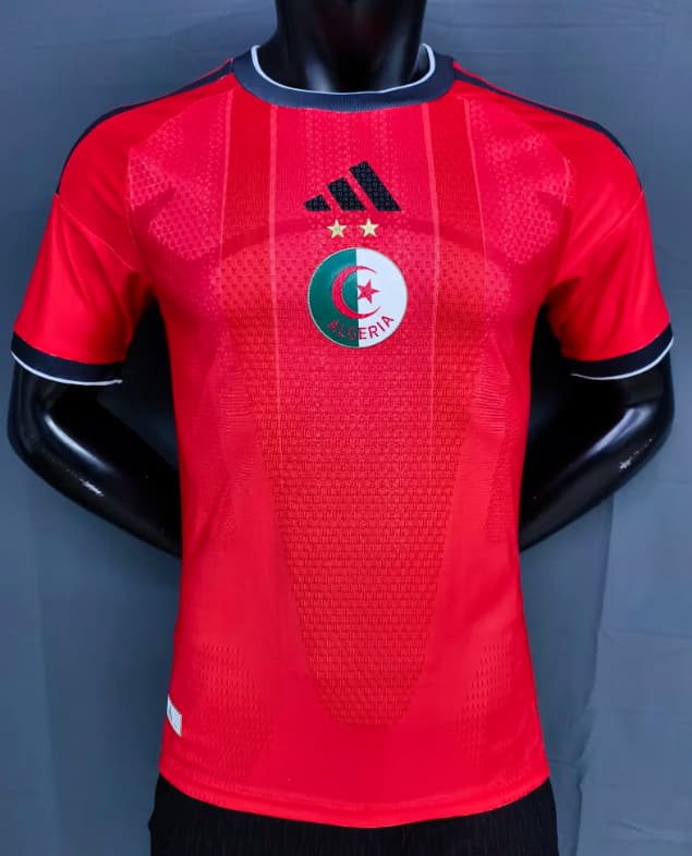 AAA(Thailand) Algeria 2026 Red Soccer Jersey (Player) AAA(Thailand) Algeria 2026 Red Soccer Jersey (Player)