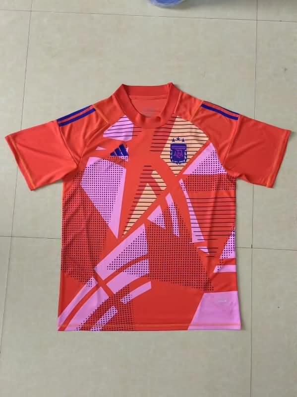 AAA(Thailand) Argentina 2024 Copa America Goalkeeper Red Soccer Jersey