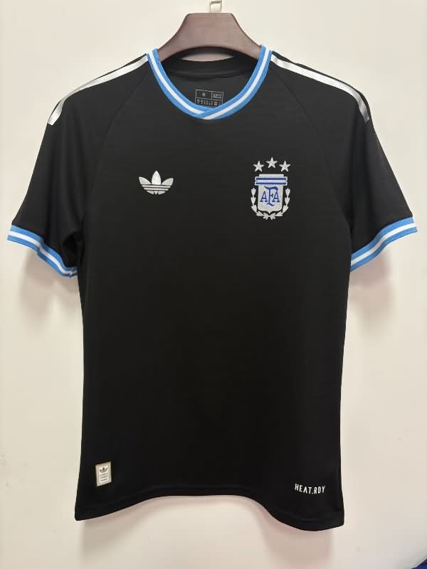 AAA(Thailand) Argentina 2025 Black Soccer Jersey (Player) AAA(Thailand) Argentina 2025 Black Soccer Jersey (Player)