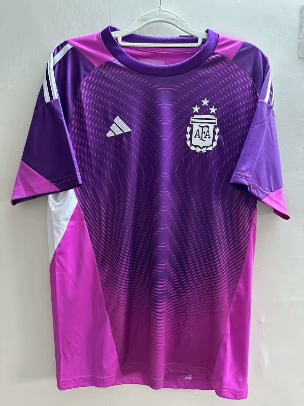 AAA(Thailand) Argentina 2025 Goalkeeper Purple Soccer Jersey AAA(Thailand) Argentina 2025 Goalkeeper Purple Soccer Jersey