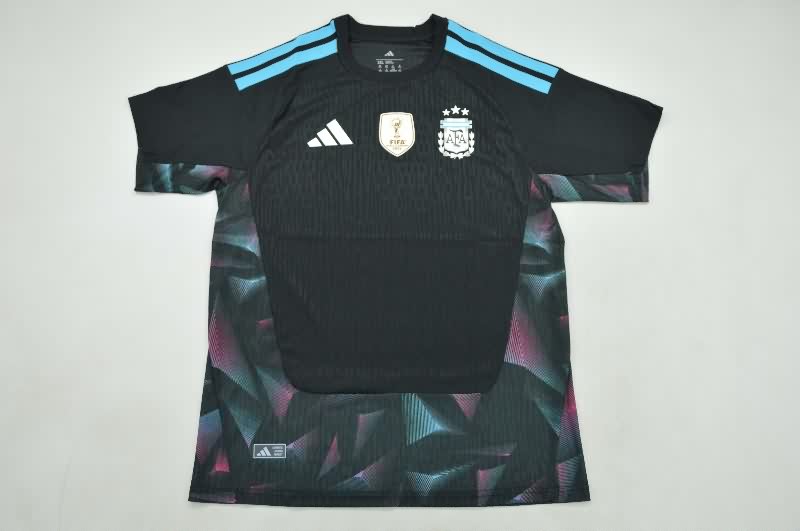 AAA(Thailand) Argentina 2026 World Cup Goalkeeper Black Soccer Jersey (Player) AAA(Thailand) Argentina 2026 World Cup Goalkeeper Black Soccer Jersey (Player)