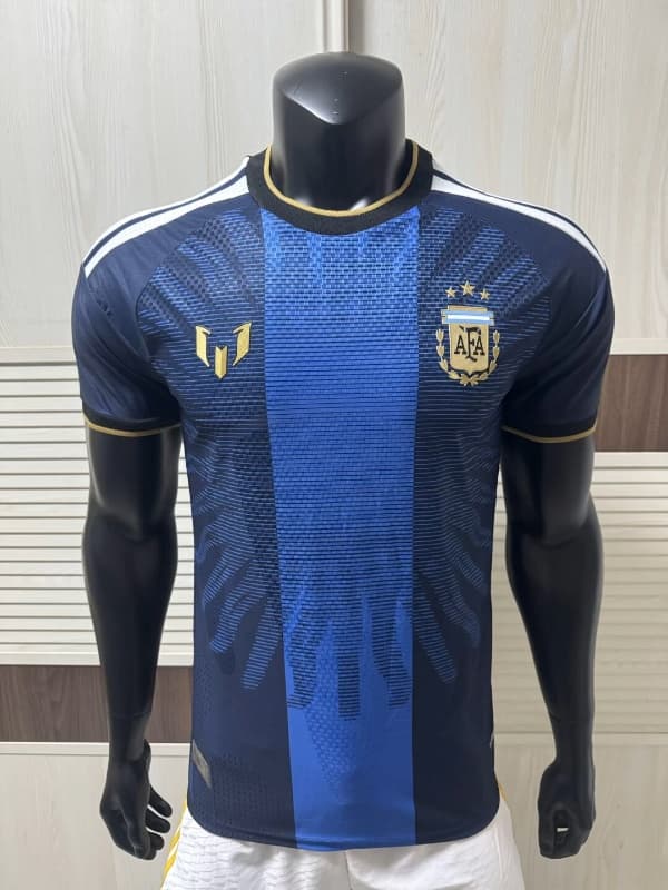 AAA(Thailand) Argentina 2026 MESSI Special Dark Blue Soccer Jersey (Player)