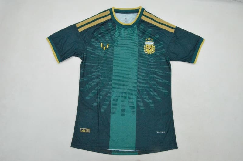 AAA(Thailand) Argentina 2026 MESSI Special Goalkeeper Green Soccer Jersey