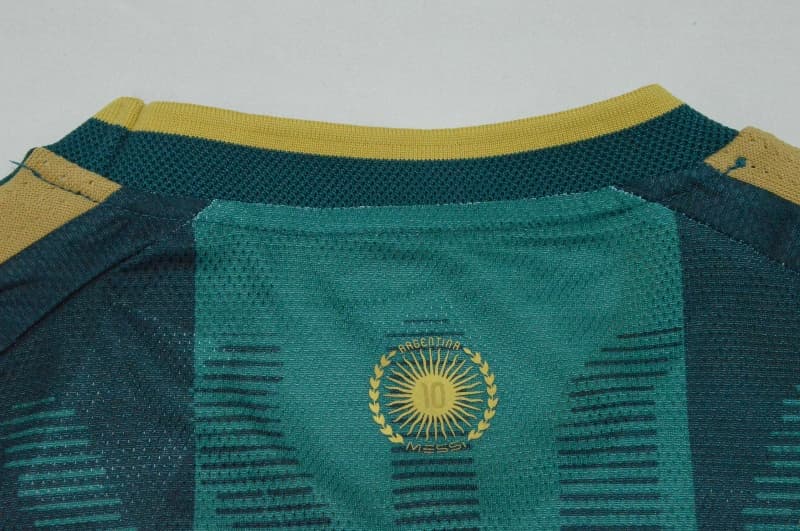 AAA(Thailand) Argentina 2026 MESSI Special Goalkeeper Green Soccer Jersey