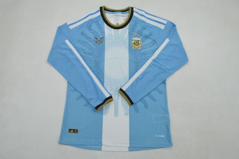 AAA(Thailand) Argentina 2026 MESSI Special Long Sleeve Soccer Jersey (Player)