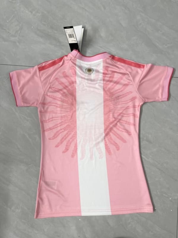 AAA(Thailand) Argentina 2026 MESSI Special Pink Women Soccer Jersey