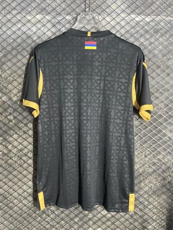 AAA(Thailand) Armenia 2024 Black Soccer Jersey