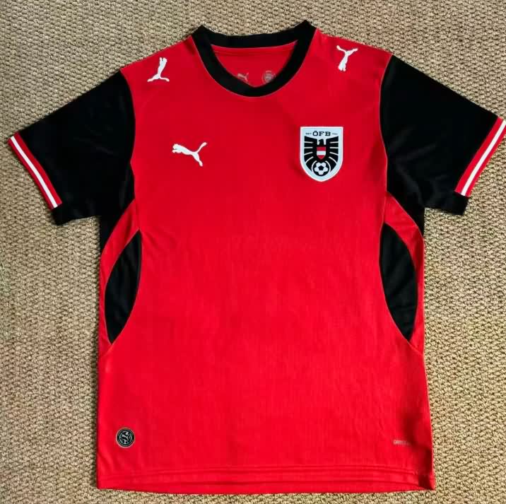 AAA(Thailand) Austria 2026 Home Soccer Jersey AAA(Thailand) Austria 2026 Home Soccer Jersey
