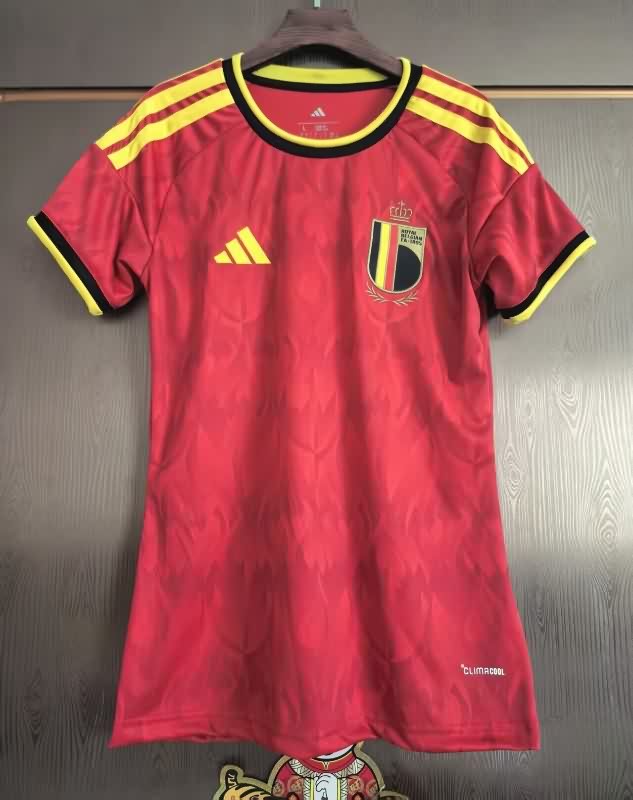 AAA(Thailand) Belgium 2025 Home Women Soccer Jersey AAA(Thailand) Belgium 2025 Home Women Soccer Jersey