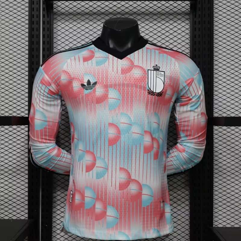 AAA(Thailand) Belgium 2026 World Cup Away Long Sleeve Soccer Jersey (Player) AAA(Thailand) Belgium 2026 World Cup Away Long Sleeve Soccer Jersey (Player)