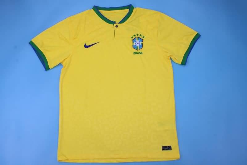 AAA(Thailand) Brazil 2022 World Cup Home Soccer Jersey