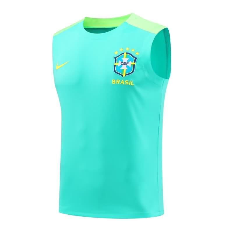 AAA(Thailand) Brazil 2024 Training Vest Soccer Jersey 03