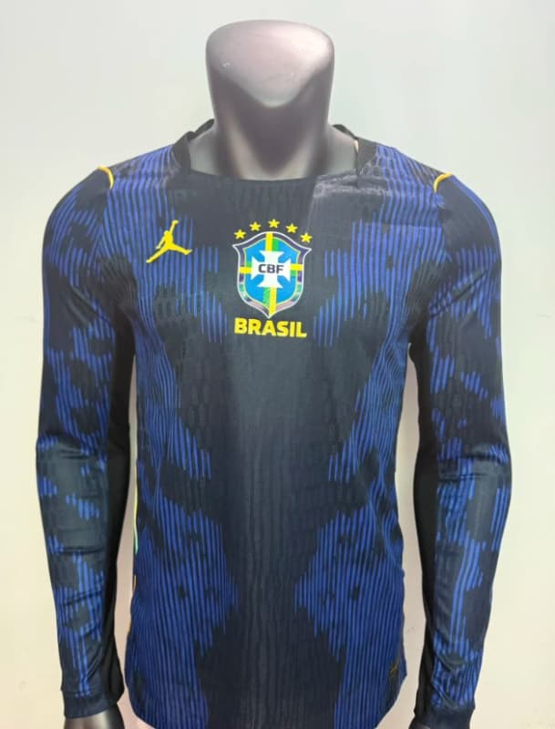 AAA(Thailand) Brazil 2026 World Cup Away Long Sleeve Soccer Jersey (Player) AAA(Thailand) Brazil 2026 World Cup Away Long Sleeve Soccer Jersey (Player)