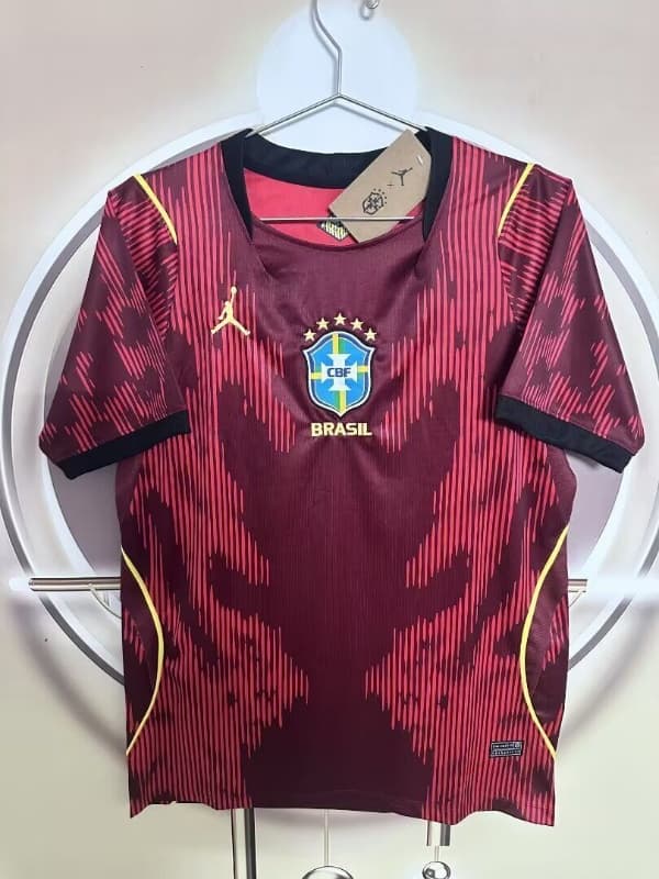 AAA(Thailand) Brazil 2026 Red Soccer Jersey AAA(Thailand) Brazil 2026 Red Soccer Jersey